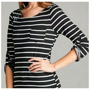 Black & White Stripped Top